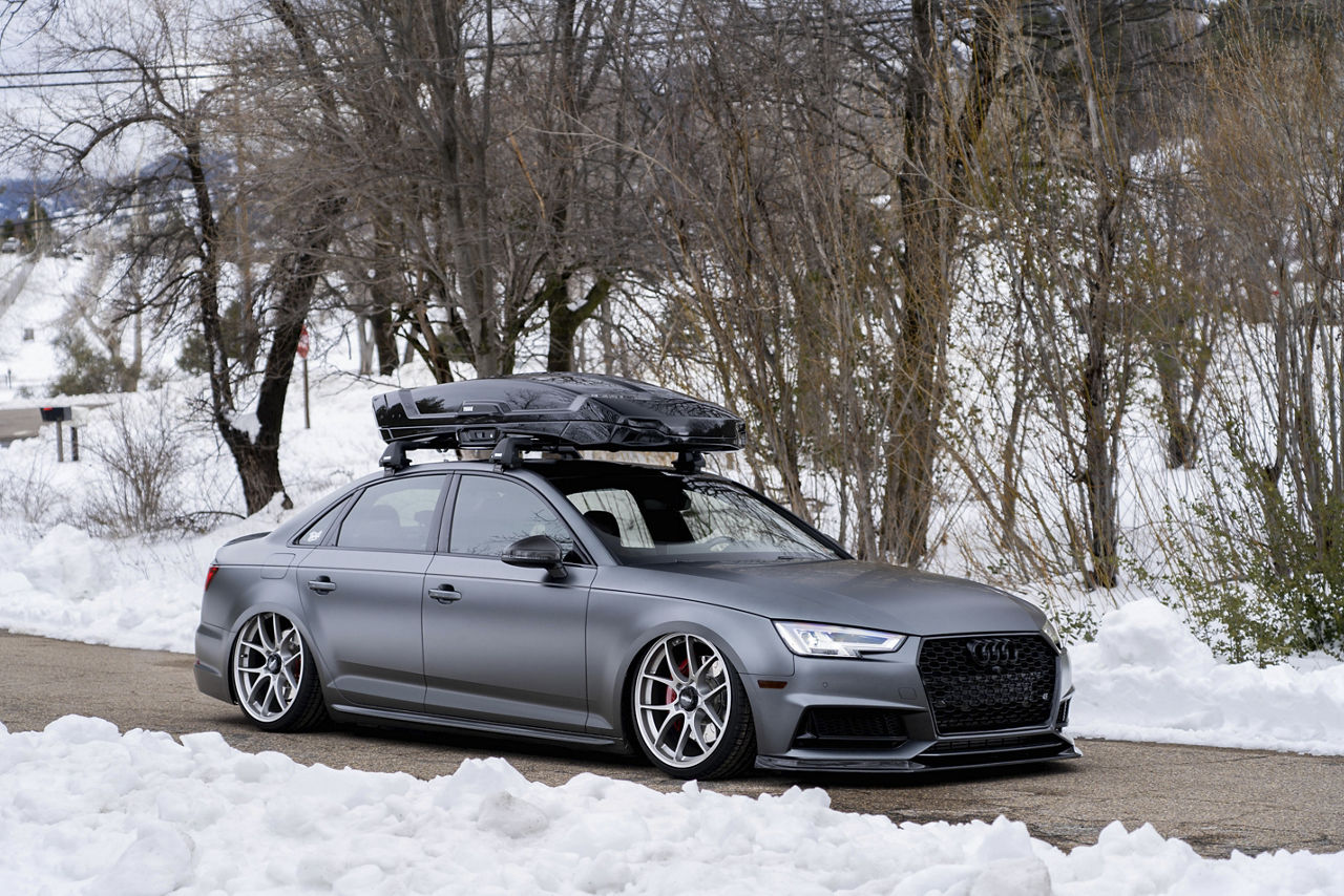 2021 Audi S4 Rotiform LTN Silver Wheel Pros